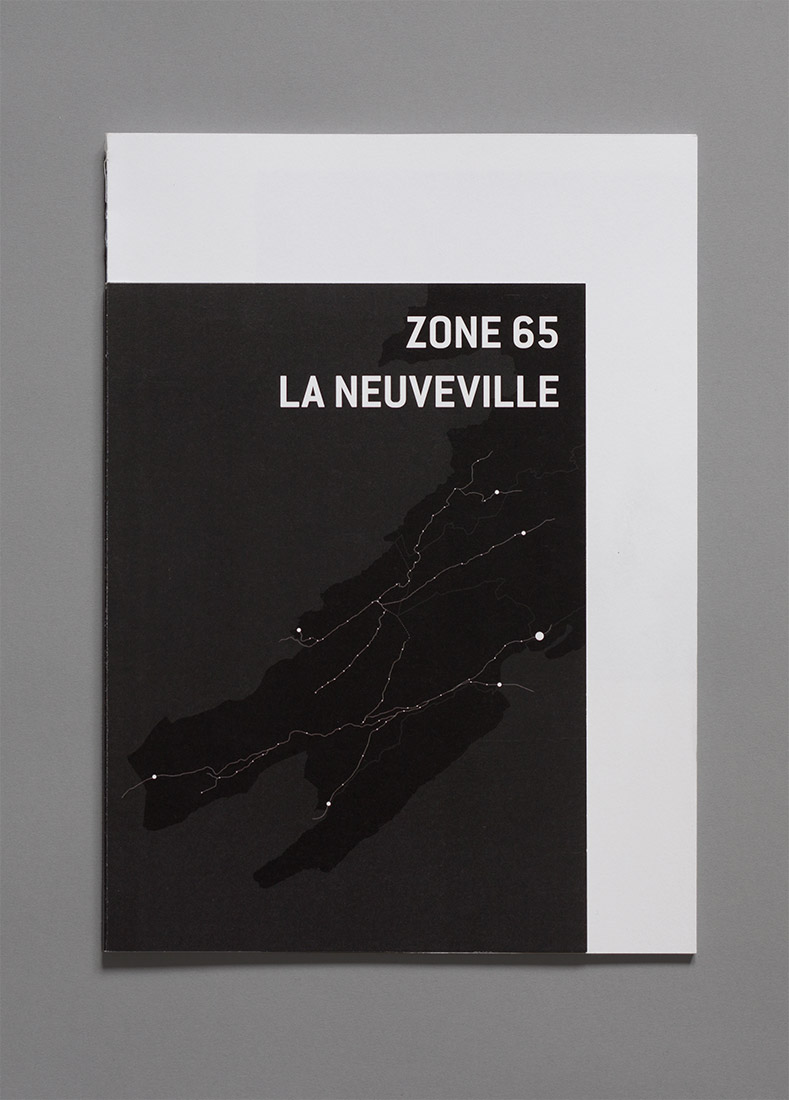 La Neuveville, Diplôme, graphisme, livre, zone 65, couverture, carte