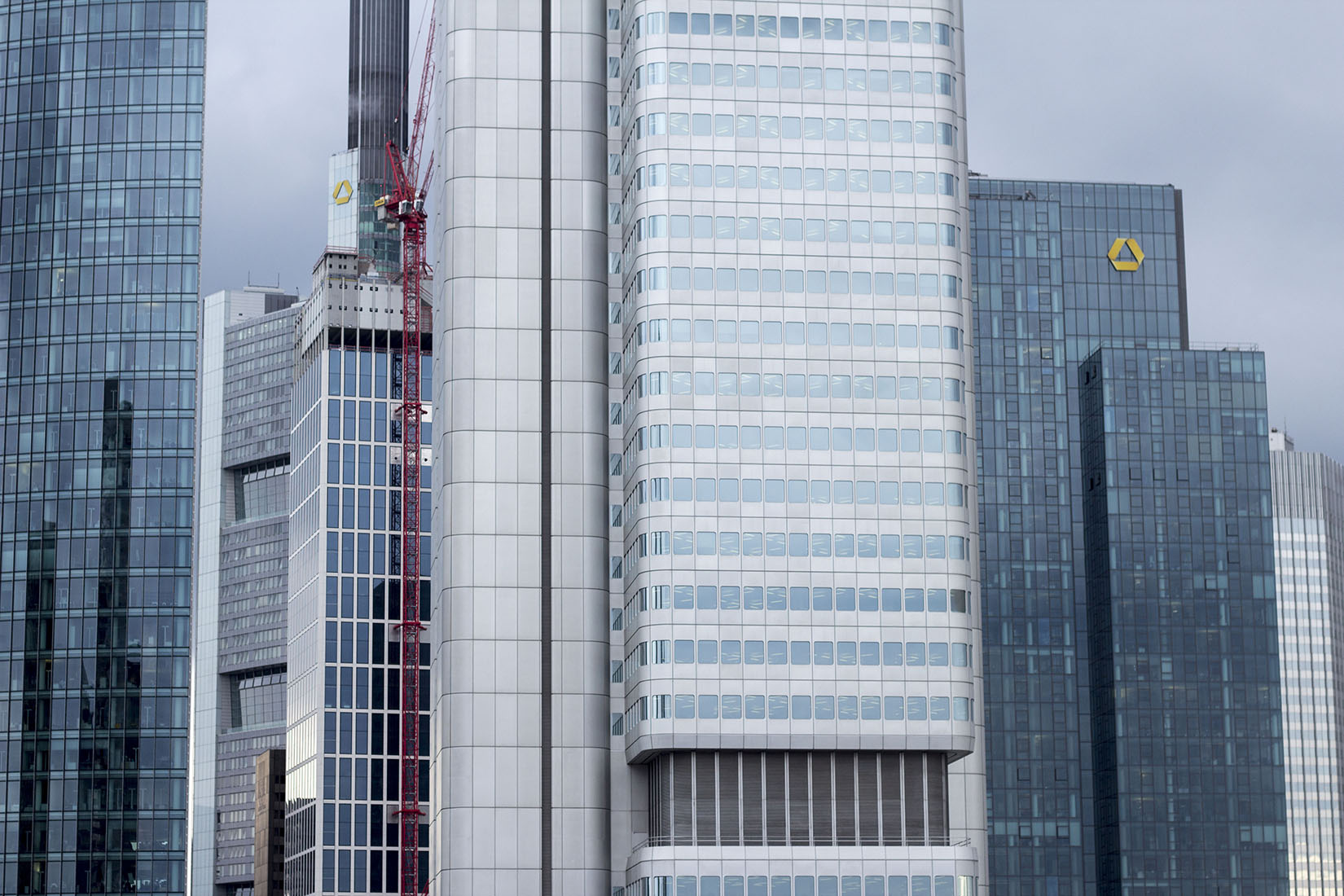 Commerzbank Tower, Francfort, architecture, quartier d'affaires, gratte-ciel
