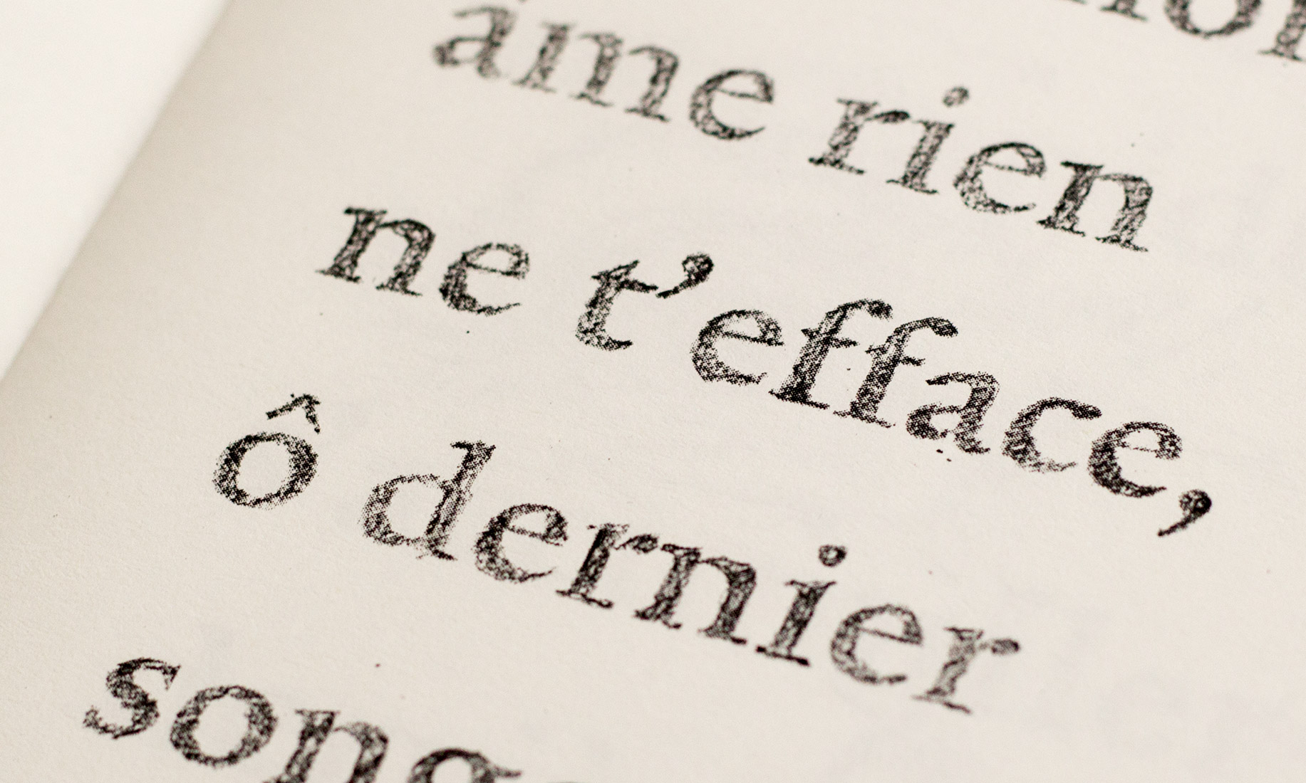 Graphisme, illustration, typographie manuscrite, poème, Alphonse de Lamartine, Méditations poétiques