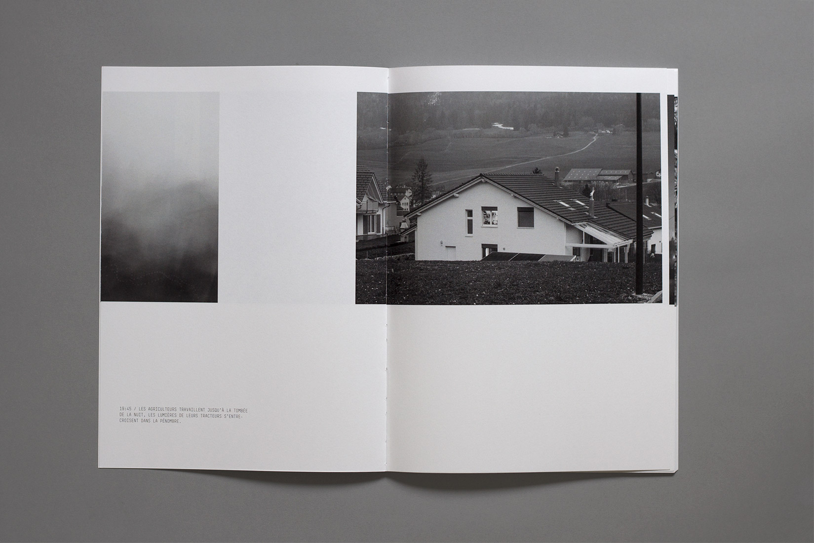 Courtelary, maison, noir et blanc, livre, photographie