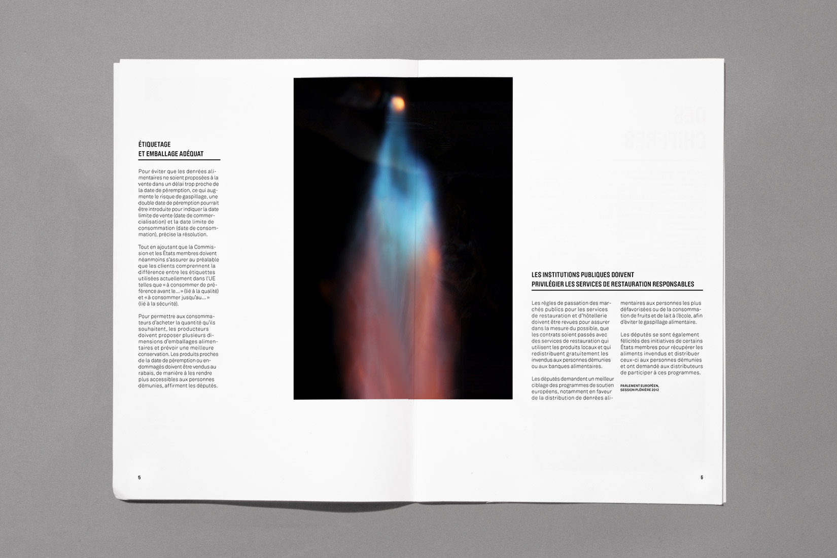 Design, magazine, photographie abstraite, flames