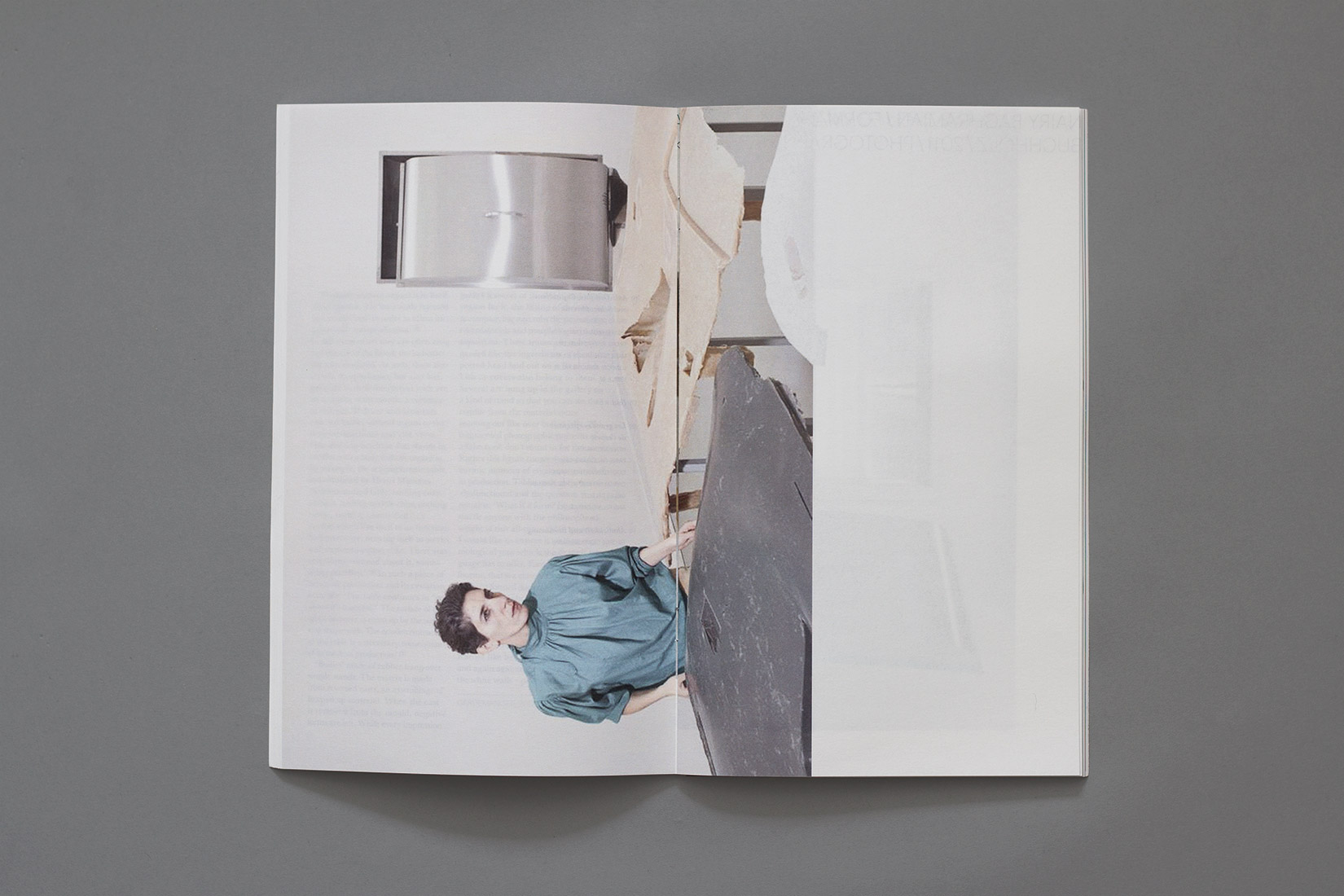 Mise en page, photographie, Nairy Baghramian