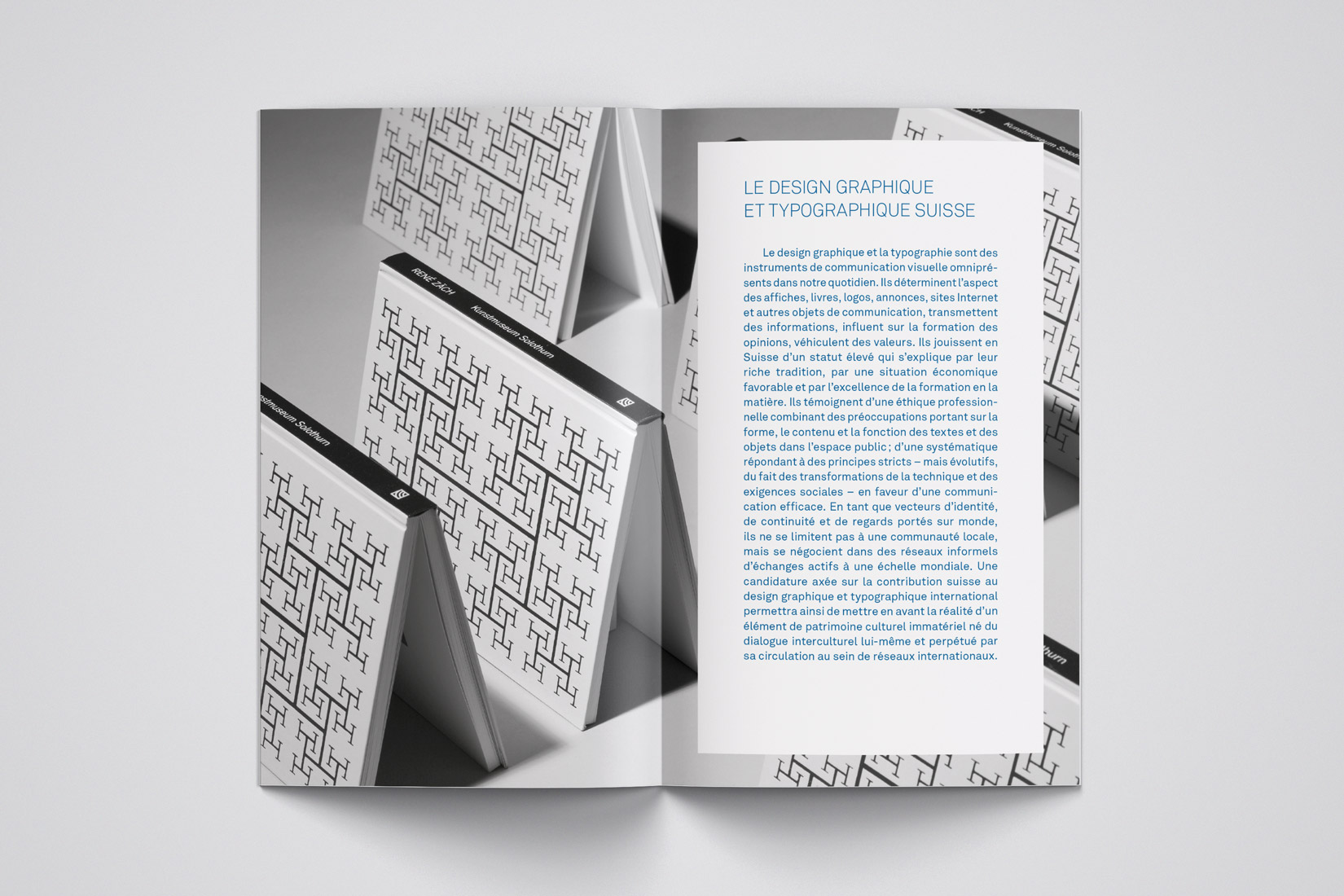 Mise en page, design graphique et typographique suisse